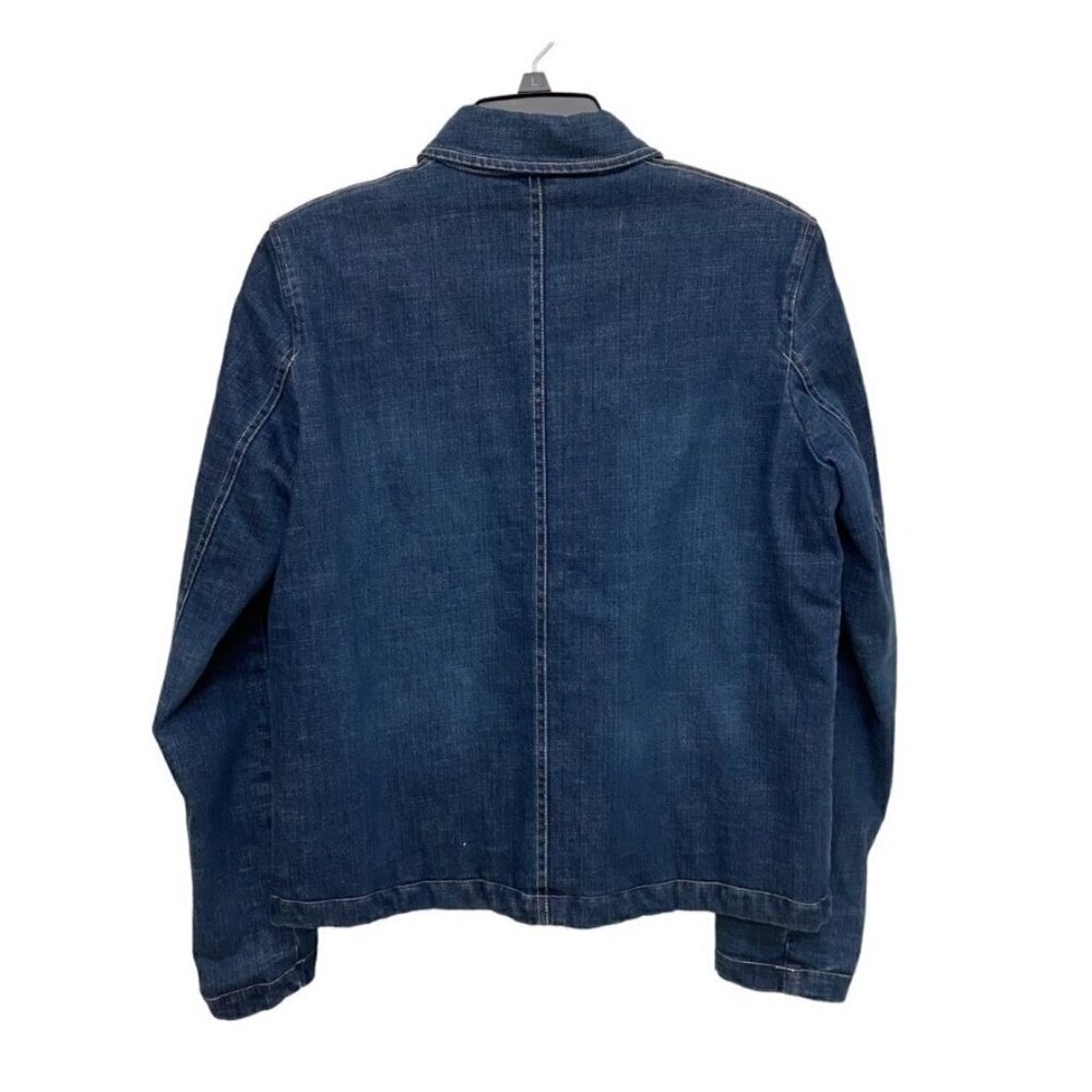 Smiths US-AAF Women’s Blue Denim Utility Workwear Quilted Jean Jacket - Picture 5 of 7